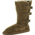 thumbnail image 1 of Static Footwear Womens Microsuede 10" Winter Boots With Triple Buckle, 1 of 4
