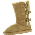 thumbnail image 1 of Static Footwear Womens Microsuede 10" Winter Boots With Triple Buckle, 1 of 4