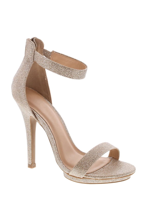 Womens Open Toe Ankle Strap High Stiletto Heel Platform Pump Sandal