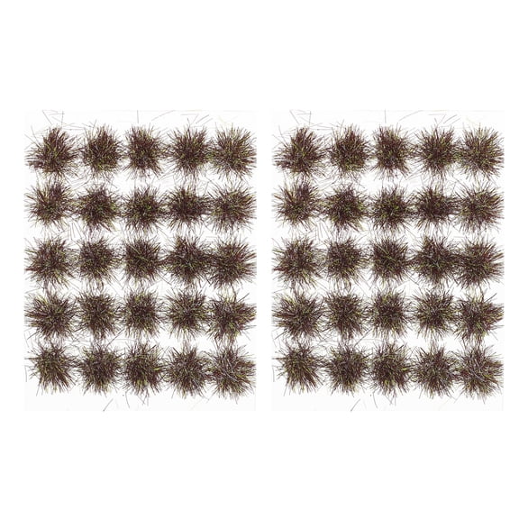 Static Grass Model Grass Tufts Railway Artificial Vegetation Groups for DIY Model Railway Diorama Scenery