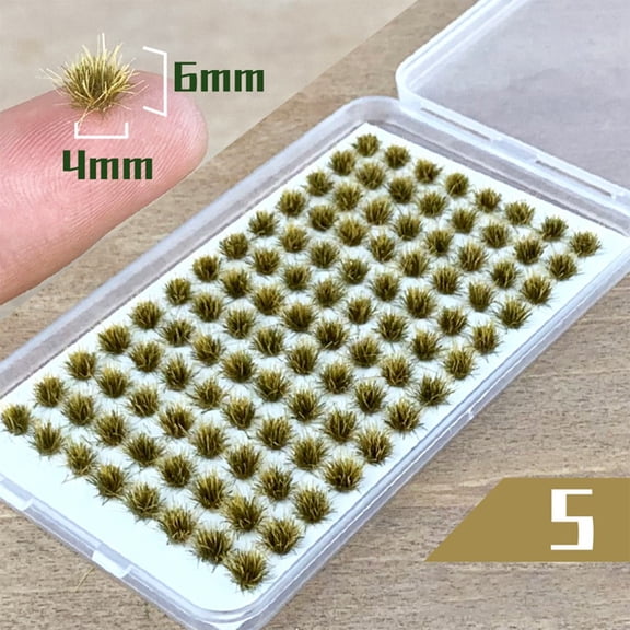 Static Grass for Tufts Model Bushy Green Railroad Terrain Miniature Scenery