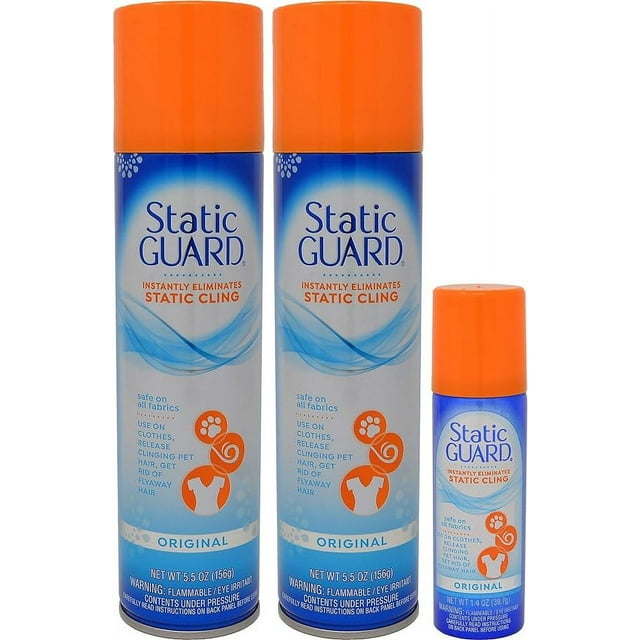 Static Guard AntiFabric Travel Spray Bonus Pack 12.4 oz (2x5.5 oz