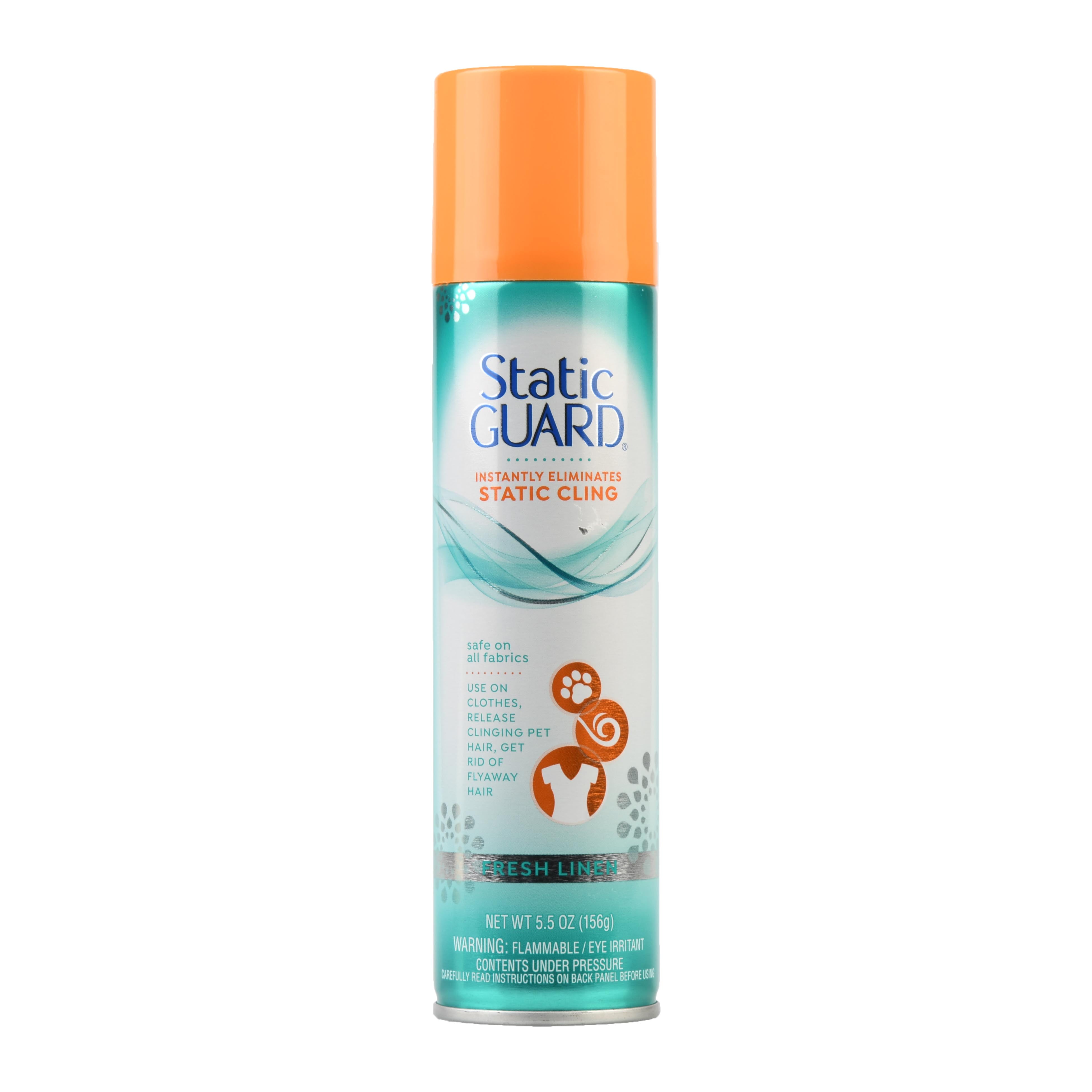 Static Guard Fresh Linen Scent Spray, 5.5 oz