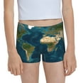 Easygdp World Map Girls Hipster Cotton Underwear Little Girls