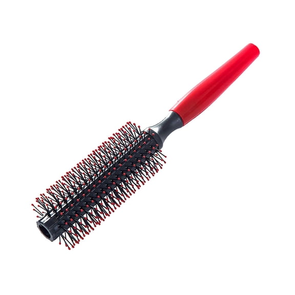 Static Hair Brush for All Hair Types – Detangle Massage Nylon Pin Round Styling Tool for Men Women Adults Kids Wet or Dry