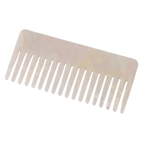 Static Hair Comb Detangler for Shower Shampoo Bargains Retro Geometric White Hairdressing Tool Small Vinegar Comb for All Hair Types