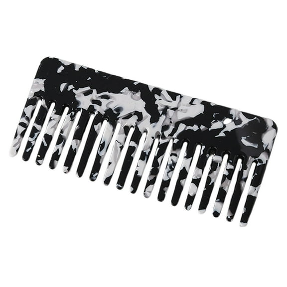 Static Hair Comb Detangler for Shower Shampoo Bargains Retro Geometric White Hairdressing Tool Small Vinegar Comb for All Hair Types