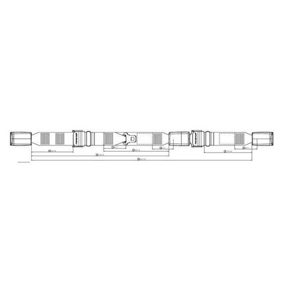 Static Lap Belt with Pin Connector and Red Webbing | H370200