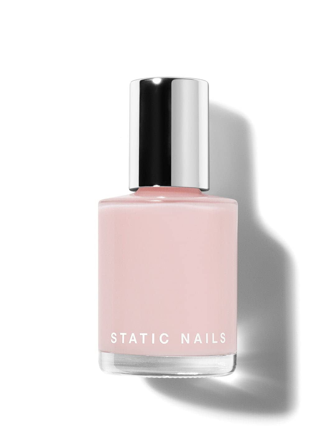 Static Nails Liquid Glass Lacquer, Longer Lasting 8+ Free Treatment Nail Polish (Nudes/Neutrals) (Soft Glow) - Quick Dry Finger Nail Polish - DIY Nail Art Salon - Gift for Women