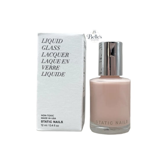 Static Nails Liquid Glass Nail Lacquer Pillow Talk 0.4oz