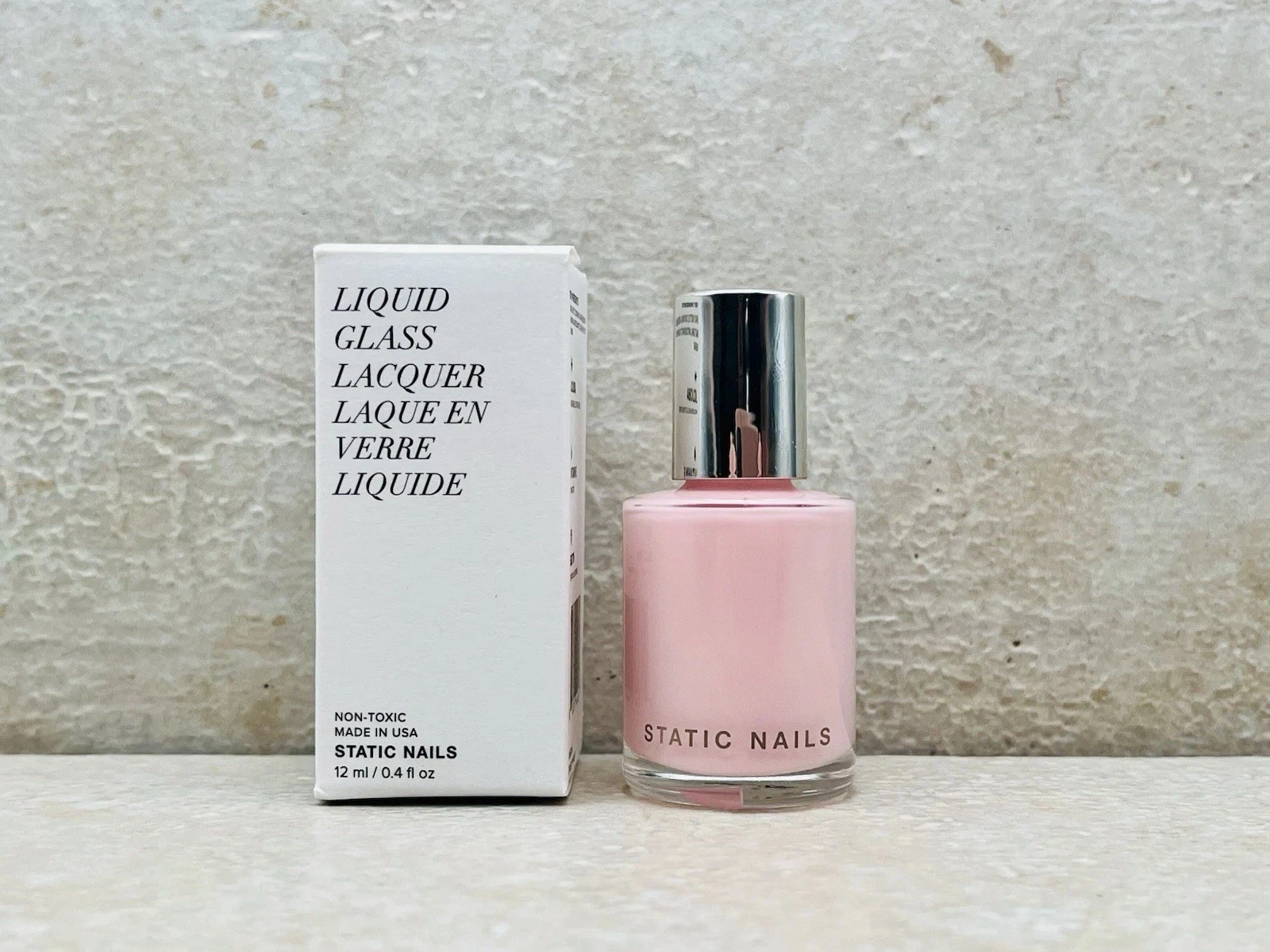 Static Nails Pacific Coast Highway Liquid Glass Nail Lacquer Full Coverage NIB