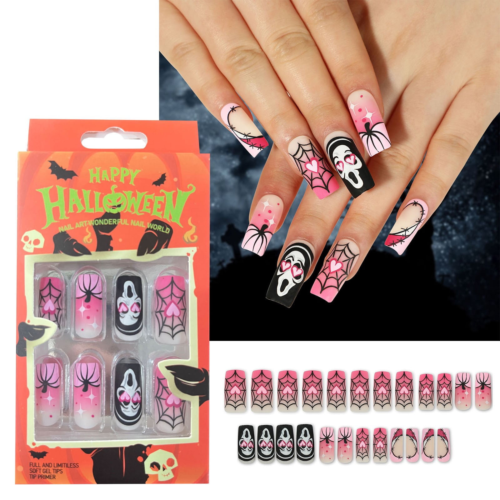 Static Nails Reusable Nails Coffin Full Cover Gel Nail Tips Short Coffin Tips Half Cover Nail Tips Clear And Full Nail Tips Clear Short Coffin Nails Medium Length Glitter Clear Coffin Nails Full Cover