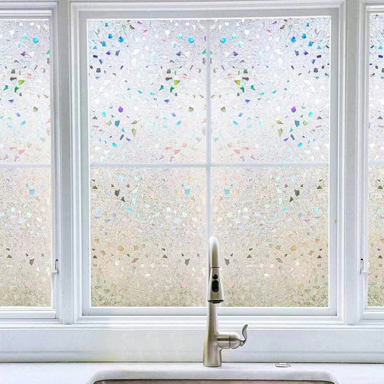 Non Static Color Static Non Adhesive Glass Film Transparent Opaque Privacy Anti Peeping ...