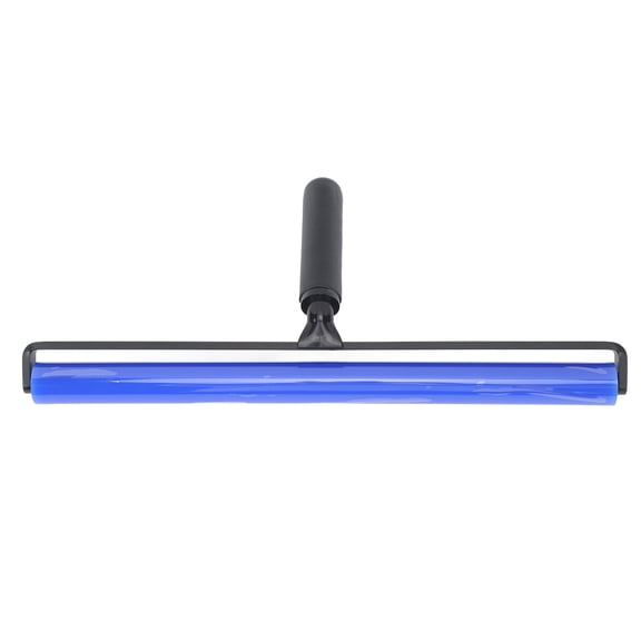 Static Roller Dust Removal Roller Super Sticky Blue Silicone Soft Static Action Cleaner Roller with Black Handle
