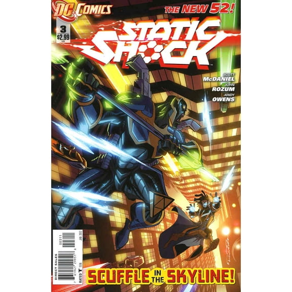 Static Shock #3 VF ; DC Comic Book