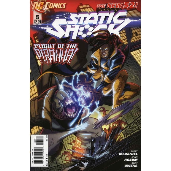 Static Shock #5 VF ; DC Comic Book