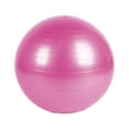 thumbnail image 1 of Static Strength Exercise Stability Ball with Pump-pink-65cm, 1 of 5
