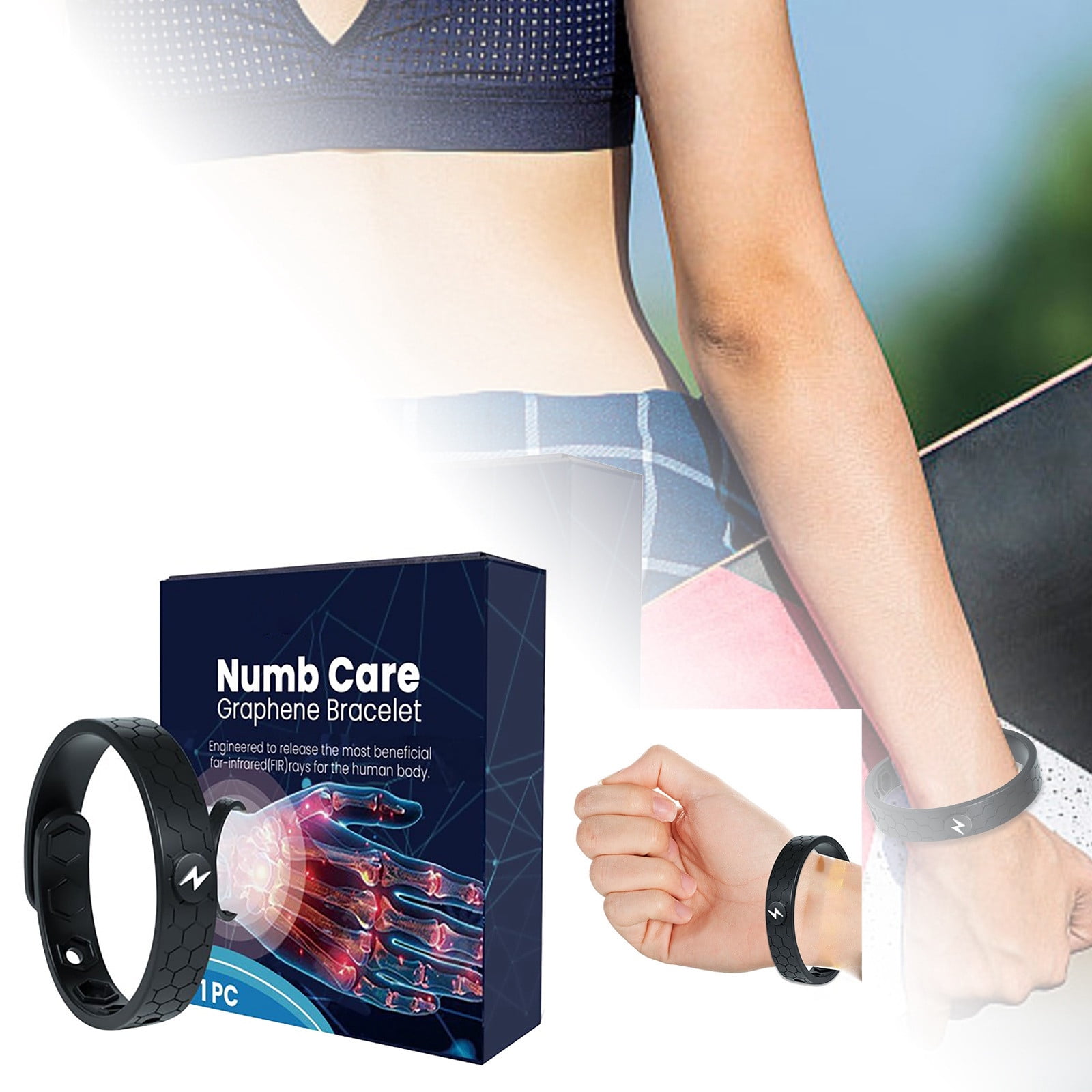 Static Wristband From Numbness And Fatigue Ergonomic Support” Fitness