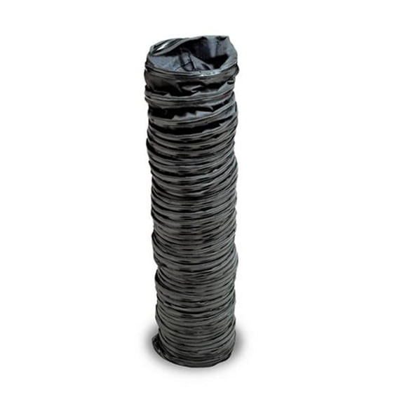 Statically Conductive Ducting - Black - 20 in. x 15 ft. - Lightweight & Retractable