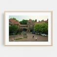 thumbnail image 1 of Station Square, Forest Hills 01 - Queens New York Photography Architecture City Vintage Street Photography Travel Poster Rustic Floral Oak Framed Wall Art Print 5 x 7 inches, 1 of 6