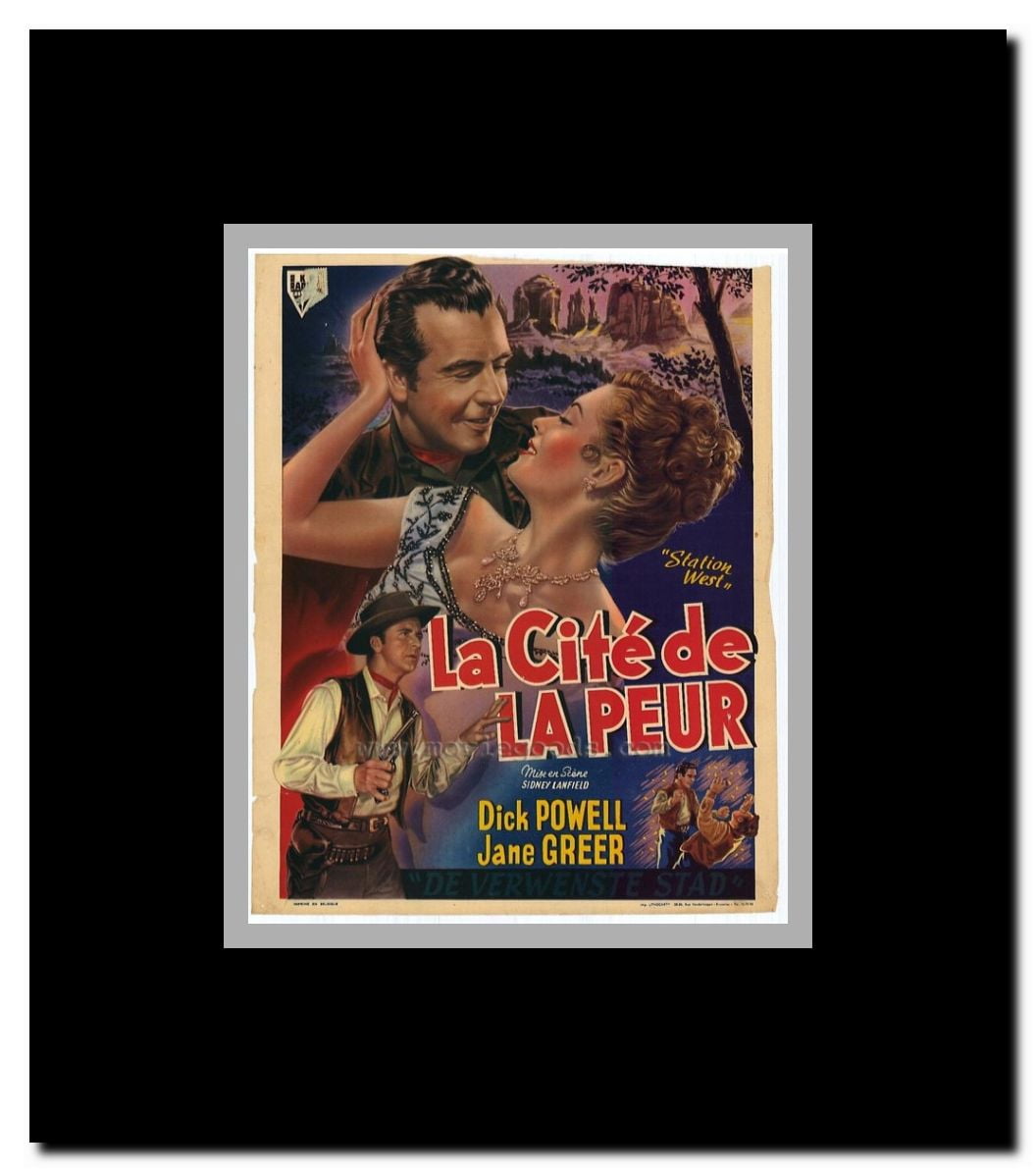 Station West Framed Movie Poster