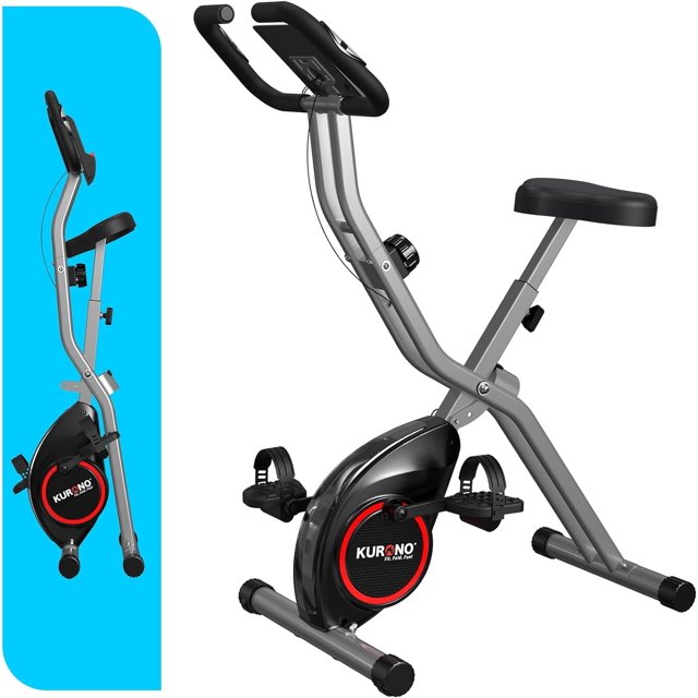 Stationary Exercise Bike 2024 Upgraded 4in1 Foldable Indoor Cycling