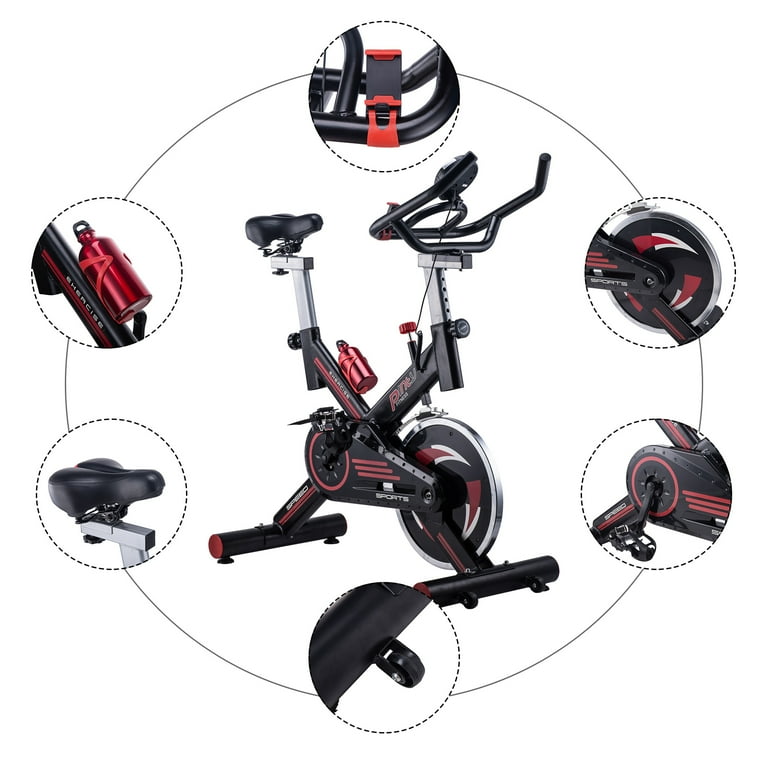Stationary Exercise Bike for Indoor Gym Cycling with Screen