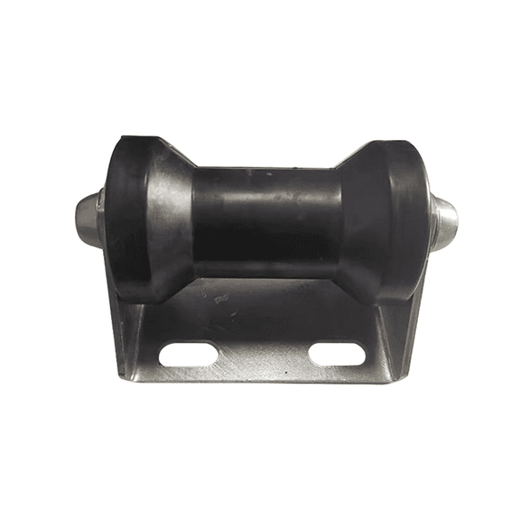 Stationary Keel Roller Assembly Galvanized Steel Boat Trailer Rollers with Brackets Keel Roller Assembly Part 4 Inch,1 * Stationary keel roller,As Shown