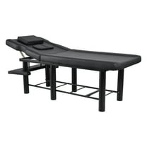 Stationary Massage Table Massage Bench Waxing Bed Metal Frame Esthetician Table with Adjustable Backrest for SPA Hairdressing Cosmetic usefulness