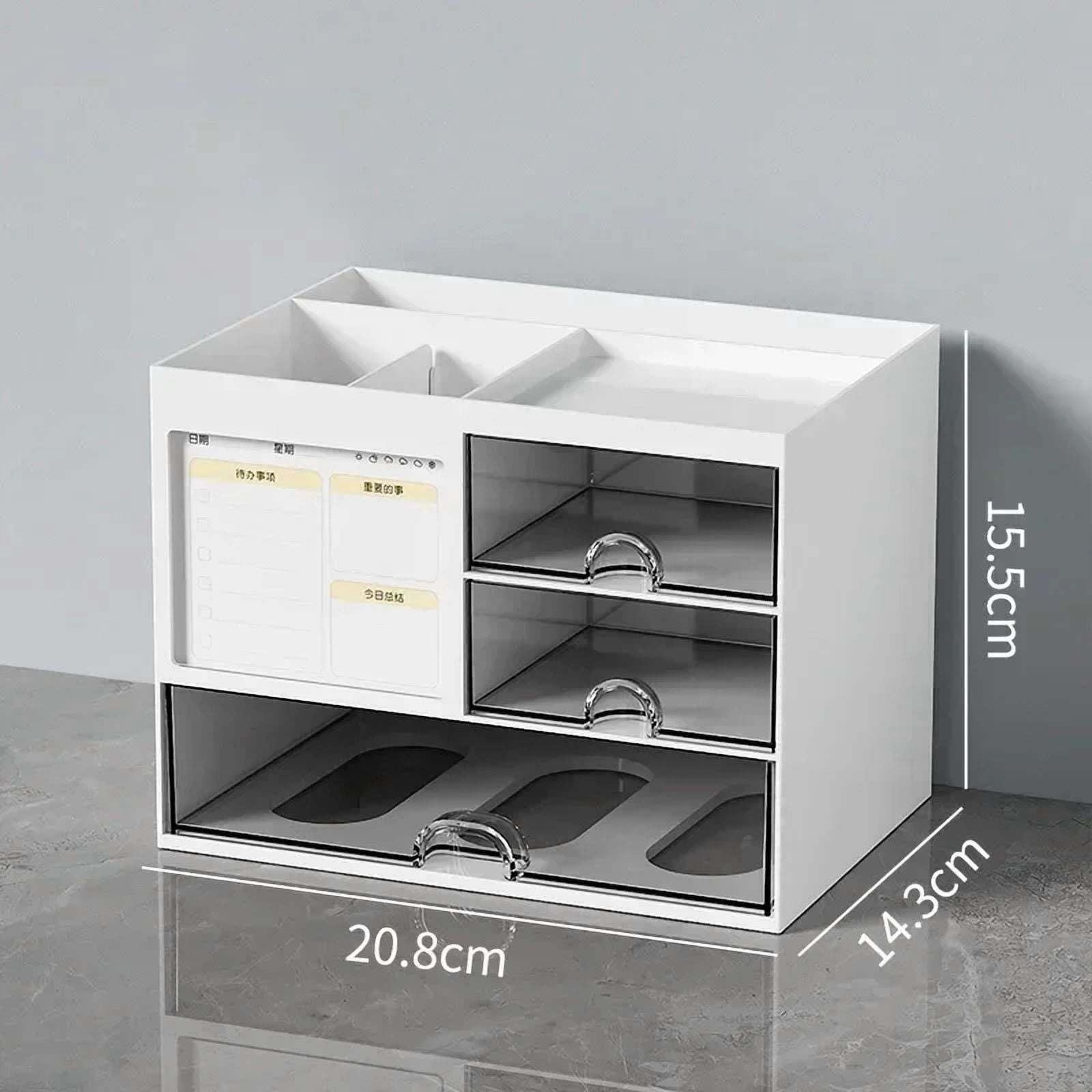 Stationary Organizer For Desk Stationery Holder Desk Makeup Organizer Storage Box Stationery Accessories Pen Organizer