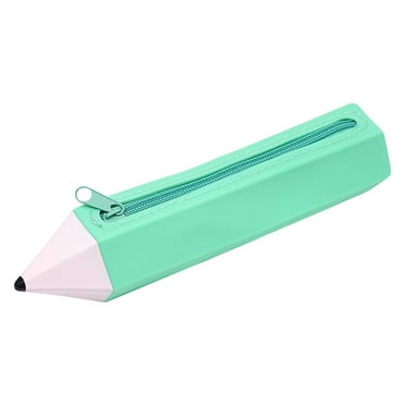 Stationery Bag Pencil Zipper Pocket Pencil Case Easy to Carry Soft and Silicone Pencil Case，make Study Easier Pen Case