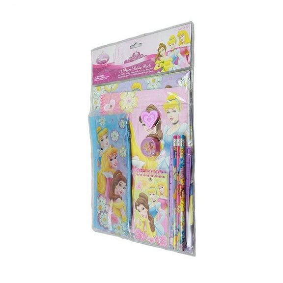 Stationery Set - Disney - Princess 11 pcs Value Pack School Supply