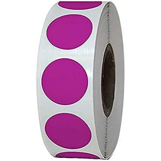 Stationery Stickers Chroma Label 1 inch Color Code Dot Labels Stickers