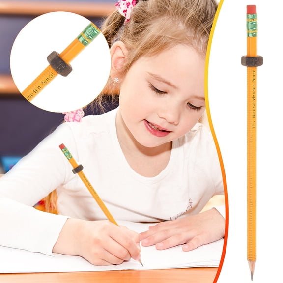 Stationery Supplies Decompression Pen Wooden Nut Fidget Toy for Stress Relief Classroom Desk