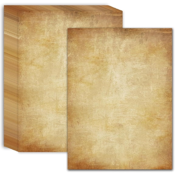 Vintage Stationery Paper 120 Sheets 8.5x11 inch, Antique Double Sided Letterhead for Certificate Invitation Resume Craft