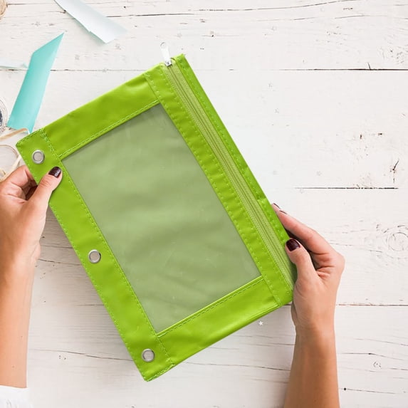 Stationery organizer bag with multiple compartments, zipper storage solution for makeup, office supplies, documents, school essentials and small items