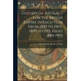 thumbnail image 1 of Statistical Abstract for the British Empire in Each Year From 1889 to 1903-1899 to 1913, Issues 1889-1905 (Paperback), 1 of 1