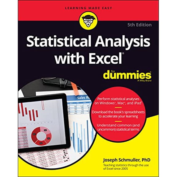 Pre-Owned Statistical Analysis with Excel for Dummies (Paperback) 1119844541 9781119844549