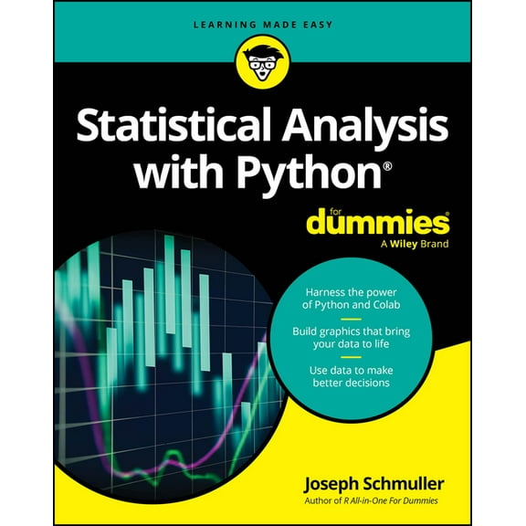 Statistical Analysis with Python for Dummies, (Paperback)