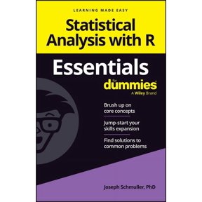 Statistical Analysis with R Essentials for Dummies, (Paperback)