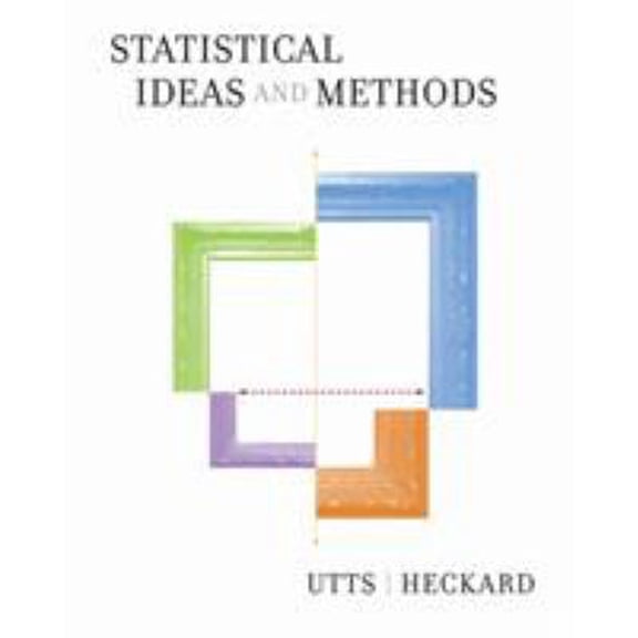 Pre-Owned Statistical Ideas and Methods (with CD-ROM) (Available Titles CengageNOW) (Hardcover) 0534402844 9780534402846