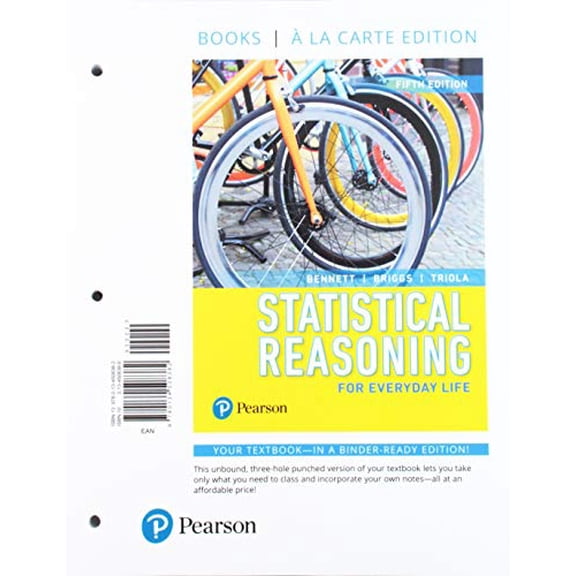 Pre-Owned Statistical Reasoning for Everyday Life, 9780134508382, 0134508386, Paperback, 5 edition