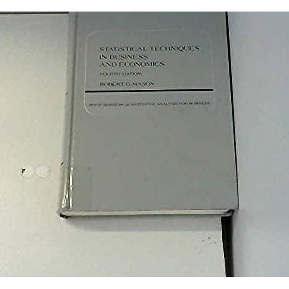 Pre-Owned Statistical Techniques in Business and Economics 9780256020250 Used
