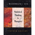 thumbnail image 1 of Pre-Owned Statistical Thinking for Managers (Hardcover) 0534204066 9780534204068, 1 of 1
