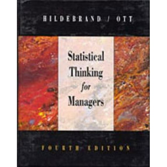 Pre-Owned Statistical Thinking for Managers (Hardcover) 0534204066 9780534204068