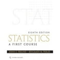 thumbnail image 1 of Pre-Owned Statistics: A First Course (Paperback) 0130466530 9780130466532, 1 of 1