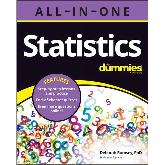 Statistics All-In-One for Dummies, (Paperback)