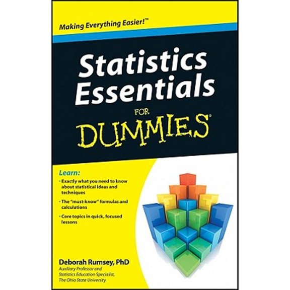 Pre-Owned For Dummies: Statistics Essentials for Dummies (Paperback)