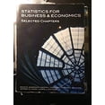 thumbnail image 1 of Pre-Owned Statistics For Business & Economics Selected Chapters (Paperback) 9781337327862, 1 of 1