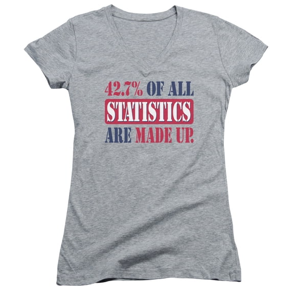 - Statistics - Juniors Cap Sleeve V-Neck Shirt - XX-Large